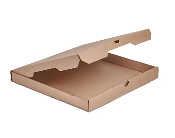 Коробка под пиццу крафт 250х250х40