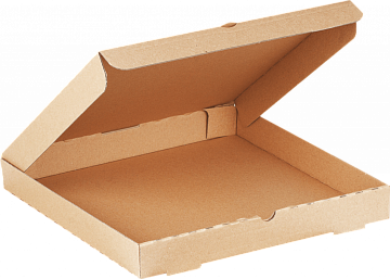 Коробка под пиццу крафт 330х330х40