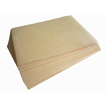 Пергамент для выпечки в листах светло-коричневый 400х400мм 1000шт/пачка, упак