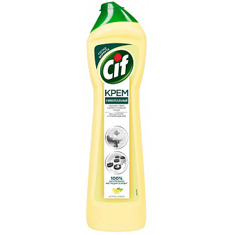 Универсальное чистящее средство Cif Актив крем Лимон 500мл