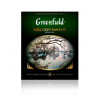 Чай Greenfield Earl Grey Fantasy черн.фольгир 100 пак/уп 