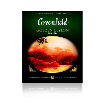 Чай Greenfield Golden Ceylon черный фольгир.100пак