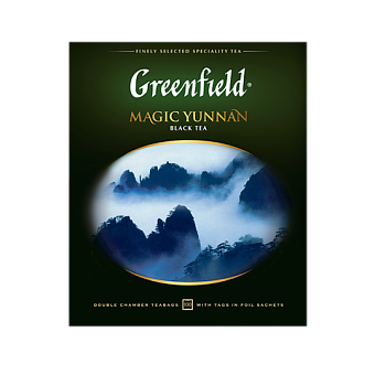 Чай Greenfield Magic Yunnan черный фольгир.100пак/уп