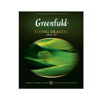 Чай Greenfield Flying Dragon зеленый 100пак/уп