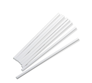 Палочки для кейкпопсов, 50 шт, 10×0,3 см, цвет белый бумажные.