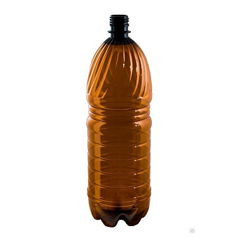 Бутылка 1,5л коричневая, без крышки