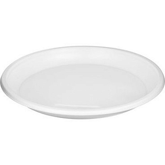 Тарелка десертная d-20.5 см, белая (Виконт)